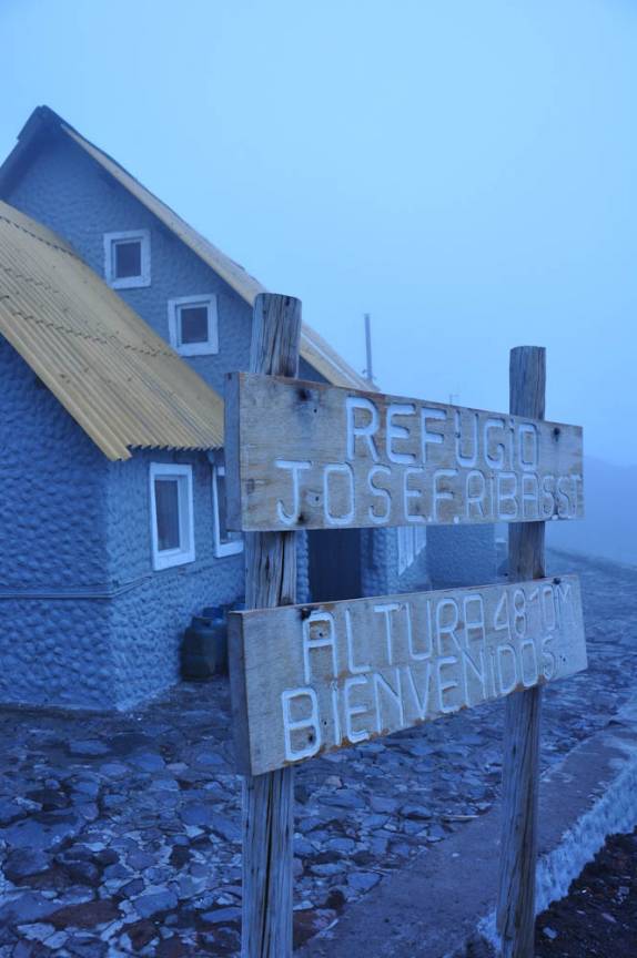 O refúgio no vulcão Cotopaxi, no Equador